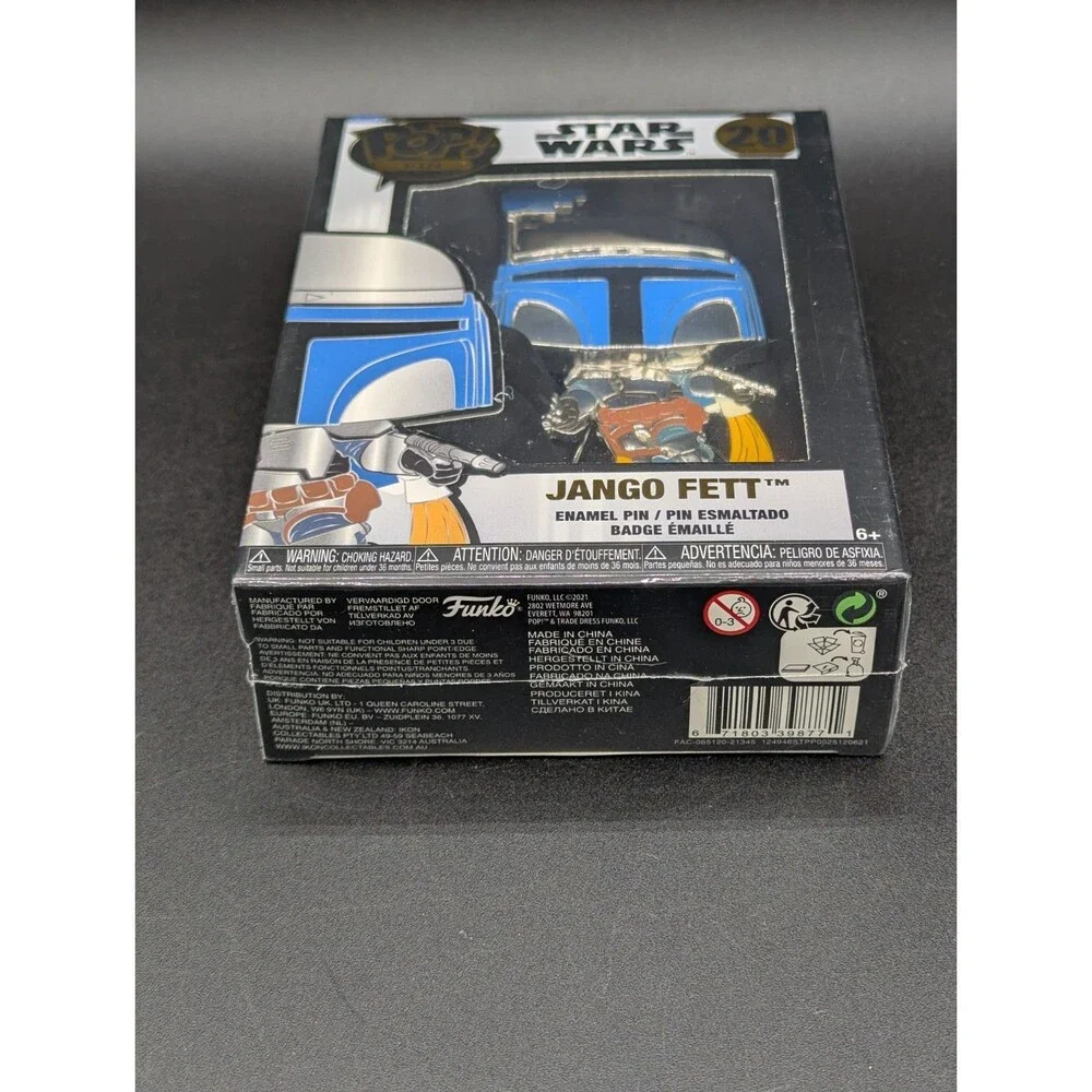 Funko POP! Pin Star Wars Jango Fett New Sealed